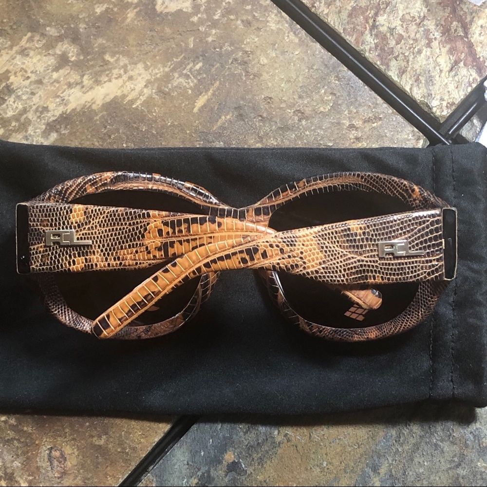 Ralph Lauren Python Leather Sunglasses - image 7